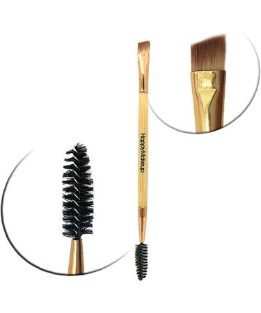 Duo Eyebrow Brush Set - Angled Brow & Mini Eyelash Brushes for Perfect Tinting | multifunctional Beauty Tools for Eyebrows & Lashes - Buy Online on SooperMarket.com