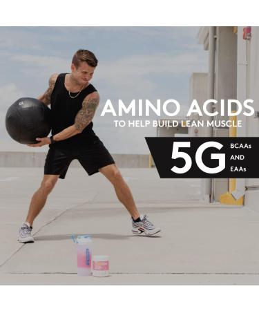 AminoLean Pre Workout Powder - Amino Energy & Weight Management with BCAA Amino Acids & Natural Caffeine - Blackberry Pomegranate Flavor - 70 Servings - Buy Online on SooperMarket.com