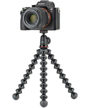 Joby GorillaPod 1K Kit: Compact Tripod Stand with Ballhead for Mirrorless Cameras - Black/Charcoal - Buy Online on SooperMarket.com