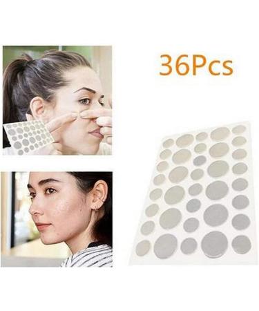36 Acne Pimple Spot Zit Patches Face Treatment Stickers Pimple Cover Invisible Hydrocolloid Absorbing Cover Up Covering Healing Patch for Concealer Blemish Care + Free Blackhead Zit Remover Tool - Buy Online on SooperMarket.com