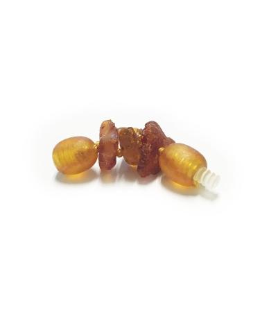 PetLove extension for amber necklace for dogs 100% Baltic amber Collar for dogs & cats Length: 3cm