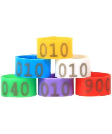 100pcs 16mm Clip on Chicken Leg Bands Number 001-100 Numbered Leg Bands for Chickens Ducks Hens Poultry Leg Bands for Dove Chicks Hen Parrot Birds Identification(Red) - Buy Online on SooperMarket.com