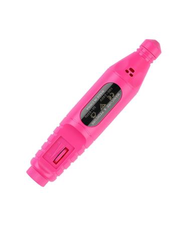 POPETPOP Portable Nail Drill Nail File Drill Portable Nail Polishing Machine Nail Drill Machine Professional Acrylic Gel Tool Acrylic Nails Tools Nails Gel Electric Tools Sander Manicure 13.8*2.8cm Rosy