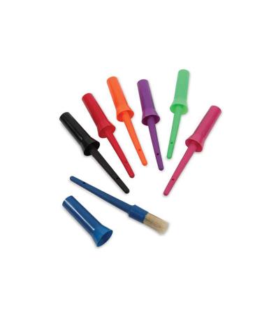 Shires EZI-GROOM Plastic Hoof Oil Brush Orange