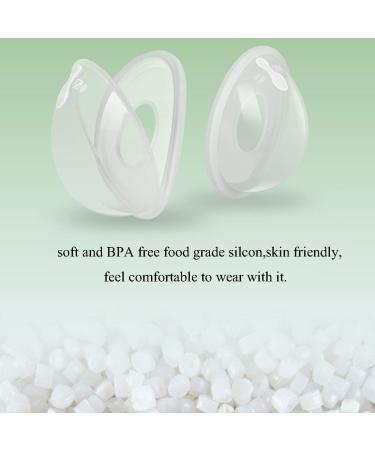 Anti-Flow Breast Shells with Stopper for Nursing Mothers - BPA Free & Food Grade Silicon - 2 Count - Buy Online on SooperMarket.com