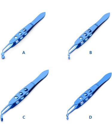 Dajidafu Stainless Steel Eyelid Tweezers Non-Slip Handheld Eye Lid Cleaning Clips Clamps Facial Beauty Devices Salon Accessories Large Round Tip - Buy Online on SooperMarket.com