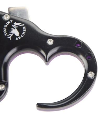 SHARROW Automatic Bow Release Aid | 3/4 Fingers | Aluminium Alloy Thumb Trigger | Archery Accessory for Compound Bow - Black - Buy Online on SooperMarket.com