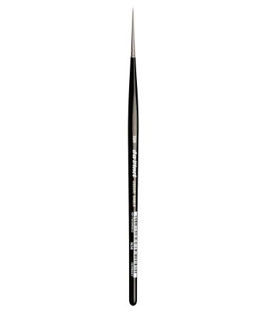 da Vinci Watercolor Series 36 Paint Brush  Round Russian Red Sable with Black Handle  Size 10/0 Round Size 10/0