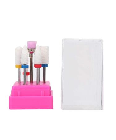 NAROOTE Nail Drill Bits 7Pcs Nail Metal Drill Bits Nail Polishing Burr Manicure Pedicure Accessory Tool Set(TZ-08) - Buy Online on SooperMarket.com