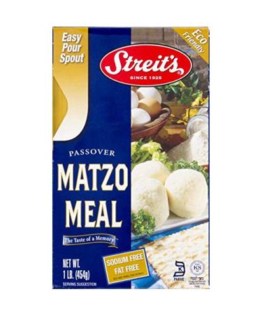 Matzo Meal Kosher for Passover, Kosher Certified, 16 Oz (Single) 1 Pound (Pack of 1)
