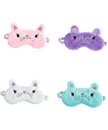Premium White Sleeping Eye Mask - Comfortable Night Blindfold & Eye Shade for Restful Sleep | International Shipping Available - Buy Online on SooperMarket.com