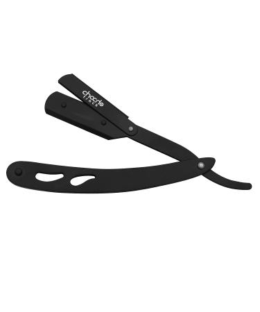 Professional Stainless Steel Straight Razor with 100 Single Edge Blades - Ideal for Barber Shaving, Moustache & Beard Trimming - Buy Online on SooperMarket.com