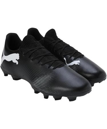 PUMA Men's Future 7 Play FG/AG Soccer Shoe - Black/White Size 43 EU - Ideal for International Shipping - Buy Online on SooperMarket.com
