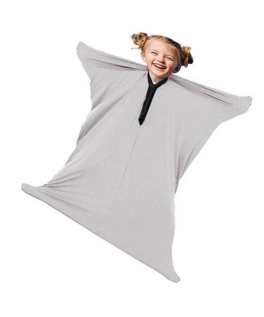 Sensory Sock Body Sock Premium Updated Version Suitable age 3-18 sensory durable seams asd child stretchy for Children and Adults with Sensory Proceessing Disorders or Autism ( Color : Gray A Size : L/Large-71*142cm Gray a