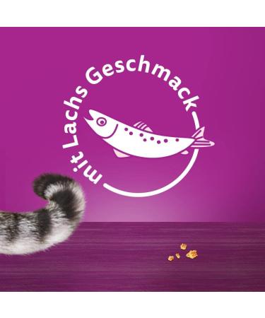 Whiskas Crunchy Pockets Cat Snack with Salmon - 8x60g - International Shipping Available - Buy Online on SooperMarket.com