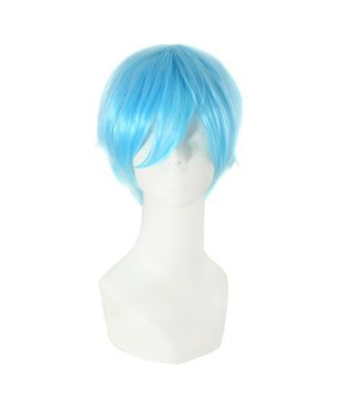 MapofBeauty 12"/30cm Express Individuality Role Playing Cosplay Short Wig (Light Blue)