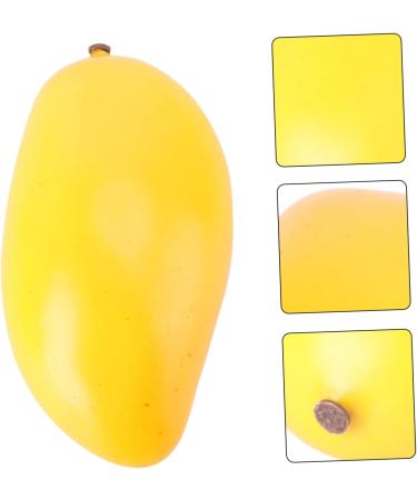 HOMSFOU 6 Pcs Fake Fruit Fruit Model Model Fruit Ornament Fruit Desk Decorations Fruit Photography Props Decor for Kitchen Simulated Fruit Creative Playthings Models Mango Toy Yellowx2pcs Mx2pcs - Buy Online on SooperMarket.com