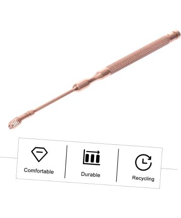 Spring Ear Scope - Stainless Steel Ear Cleaner Spoon | Rose Gold Ear Pick for Ear Cleaning - 1pc - Buy Online on SooperMarket.com