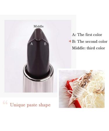 3-in-1 Velvet Matte Lipstick | Long-Lasting Waterproof Makeup | Moisturizing Lipstick Trio - Buy Online on SooperMarket.com
