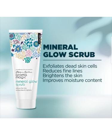Aroma Magic Mineral Glow Face Scrub - Dead Skin Exfoliator & Deep Moisturizing Facial Scrub for Soft Hydrated Skin | 200ml - International Shipping Available - Buy Online on SooperMarket.com