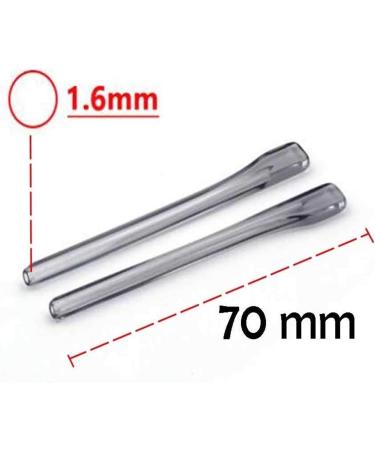 Ranara Glasses Replacement End Spikes - Transparent Gray Glasses Legs & Accessories - 2 Pairs - Buy Online on SooperMarket.com