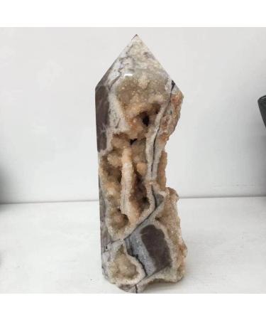 ARrase Natural Crystal Natural Flashing Star ore raw Stone Scepter (Size : 700-750g) - Buy Online on SooperMarket.com