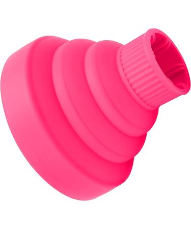 Foldable Hairdryer Diffuser - Fast Drying Blow Dryer Attachment for Curly Hair (Pink) - Buy Online on SooperMarket.com