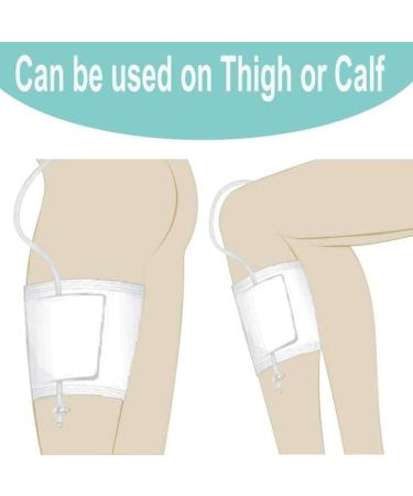 2 Pcs Urine Bag Fixing Sleeve Urine Catheter Bag Holder Catheter Bag Cover Fiber Blends with Outer Stitching Washable and Reusable Weiß Large - Buy Online on SooperMarket.com
