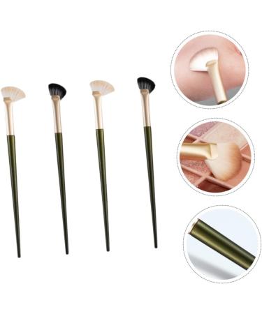 Baluue 4pcs Nose Shadow Brush Makeup Tool Flat Concealer Brush Angled Brush Makeup Brush Contour Brush Angled Eye Shadow Brush Concealer Brush under Eye Cosmetic Brush Eyeshadow Brush - Buy Online on SooperMarket.com
