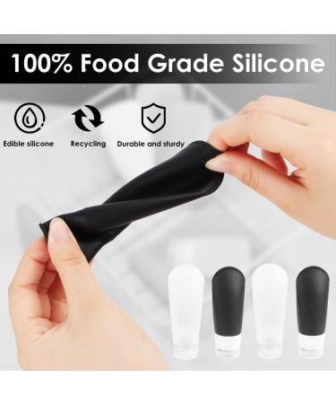 Silicone Travel Bottles Set - TSA Approved Travel Containers for Liquids Ideal for Shampoo Lotion Shower Gel - Refillable Empty Bottles (16) - Buy Online on SooperMarket.com