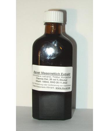 Asvet 100ml horseradish tincture drops preparation without chemicals!