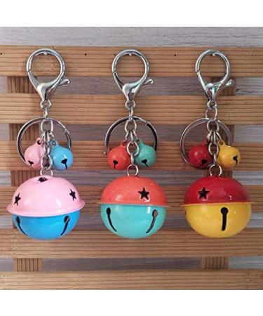 Colorful 4CM Jingle Bell - 30pcs for DIY Crafts, Pet Pendants, Holiday Party Decor or Key Chain - Buy Online on SooperMarket.com
