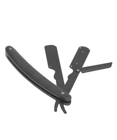 Buy Stainless Steel Manual Beard Blade Holder with Wooden Handle | Perfect for Home Facial Care - Buy Online on SooperMarket.com