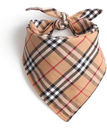 UANOU Dog Bandanas - Triangle Bibs Cotton Scarf in Red Plaid for Small & Medium Puppies | Pet Supplies - Buy Online on SooperMarket.com