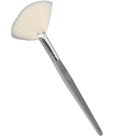 Face Mask Fan Brush Soft Makeup Beauty Brush Tool Face Mask Brush Applicator Transparent Handle Cosmetic Flat Facial Brush for Beauty Salon Large - Buy Online on SooperMarket.com
