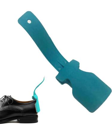 Virtcooy Shoe Lifting Aid | Unisex Sock Slider - Shoe Horn Shoe Wearing Aid Tool with Travel Handle Easy to Put On and Take Off Blue - Buy Online on SooperMarket.com