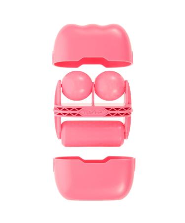 Beavorty 2 in 1 Ice Roller for Face Eye Face Massager Roller for Eye Puffiness Reduces Wrinkles Facial V-Shaped Beauty Ice Roller Skin Care Tools for Eyes Neck