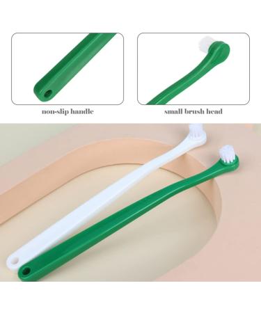 BELLIFFY 4pcs Pet Toothbrush Cat Care Toothbrush Manual Dog Toothbrush Toothpaste Plastic - Buy Online on SooperMarket.com