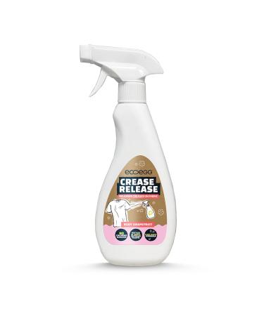 ecoegg Crease Release | Eradicating creases | No Chlorine bleaches | Plant-based formula | Vegan | Cruelty Free 100% Recycled Plastic + 100% Recyclable | Non-toxic to aquatic life | Ruby Grapefruit