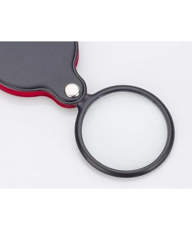 8X Mini Handheld Folding Magnifying Glass 50mm Optical Lens - Rotating Loupe for Elderly and Students - Buy Online on SooperMarket.com
