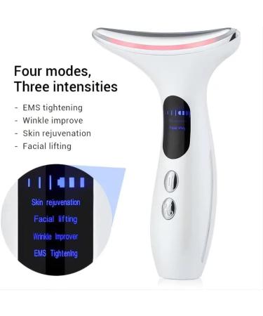 4-in-1 Anti Wrinkles Face Neck Massager | Vibration Facial Device for Skin Care | Smoothing Wrinkles & Tightening Skin - Buy Online on SooperMarket.com