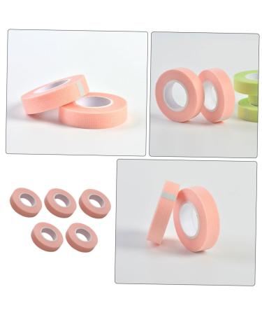 Healeved 5 Rolls Eyelash Tape - Pink Adhesive Fabric for Grafting & Beauty Salon Supplies | 900x1.1cm - Buy Online on SooperMarket.com