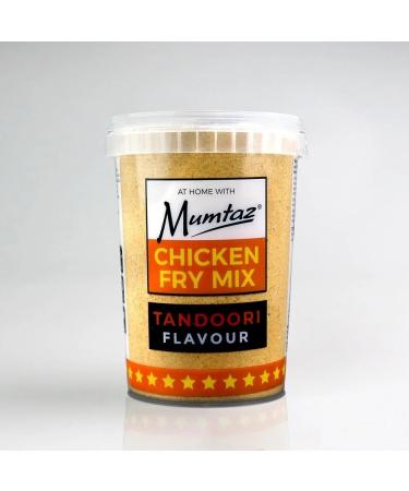 Mumtaz TANDOORI Chicken Fry Coating Mix 375g - Reusable Resealable & Stacking Friendly Container