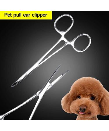 Pet Ear Locking Forceps Dog Ear Hair Puller Pet Groomers Scissor Dog Grooming Locking Tweezers Good Strong Animal Care Pet Groomers Tool(L) - Buy Online on SooperMarket.com