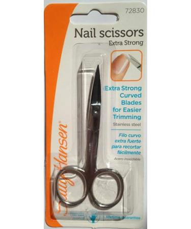 Sally Hansen Curved Nail Scissors - Extra Strong Precision Cutting for Perfect Nails - Buy Internationally - Buy Online on SooperMarket.com