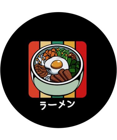 Ramen Japanese Vintage Retro Tasty Noodles Lover Gift Ideas PopSockets PopGrip: Swappable Grip for Phones & Tablets Standard - Buy Online on SooperMarket.com