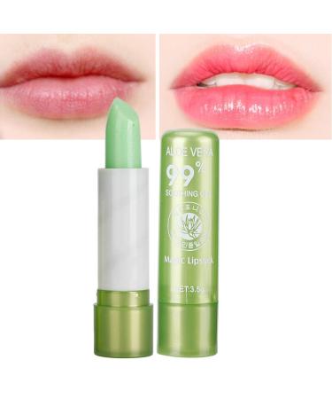 Long Lasting Lip Gloss Aloe Vera Moisturizing Color Changing Lip Balm Gloss Lipstick Beauty Tool