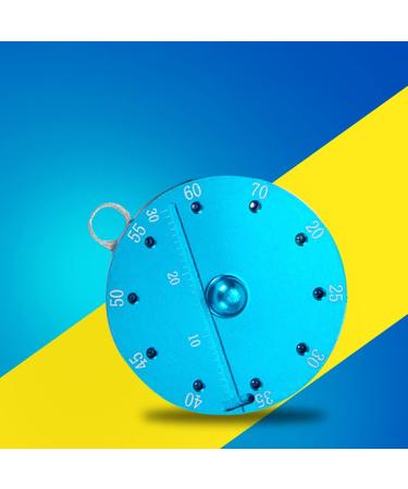 Tokilo tooth adhesive separator tinkering trimmer measurement lineal resistant to high temperatures and high pressure round dividing lineal (color: a)