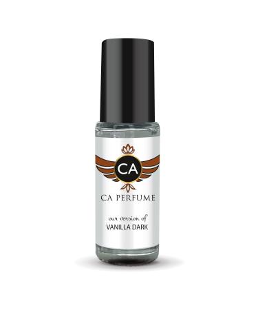 CA Perfume Impression of Emra Vanilla Dark For Women & Men Replica Fragrance Body Oil Dupes Alcohol-Free Essential Aromatherapy Sample Travel Size Concentrated Long Lasting Roll-On 0.14 Fl Oz/4ml-X1
