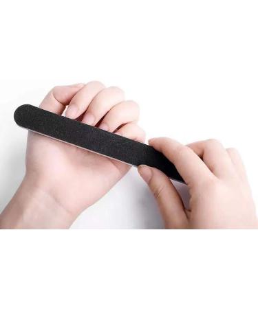10PCS Professional Nail File Set - Double Sided Emery Board (100/180 Grit) for Acrylic False Nails - Home and Salon Use - Buy Online on SooperMarket.com